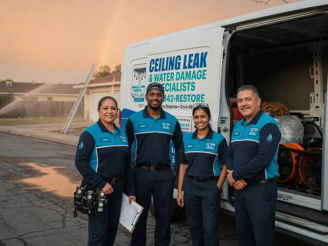 Ceiling Leak Cleanup company in Monitor, WA